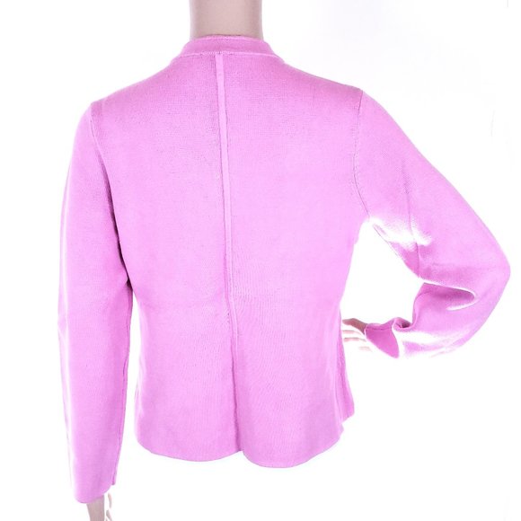 Talbots Women Cardigan Knit Button Front Pink Size PM - Picture 4 of 6